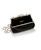 Black Skye Framed Clutch with Crystal Clasp Open