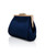 Navy Skye Framed Clutch with Crystal Clasp Side