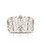 White Kiara Victorian-Inspired Hand Beaded Crystal-Encrusted Minaudiere Front