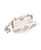 White Kiara Victorian-Inspired Hand Beaded Crystal-Encrusted Minaudiere Open