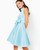 Hydra Blue  Lilly Pulitzer x Badgley Mischka O'Hara Halter Dress Front