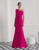 Fuchsia Sculptural Strapless Gown Asset