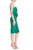 Emerald Strapless Sweetheart Neck Dress with Attached Bow Side