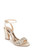 Ivory Jill Crystal Embellished Block Heel Front