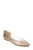 Champagne Gabi Crystal Embellished Pointed Flat