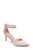 Champagne Raleigh Pointed Toe Kitten D'Orsay Front