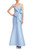 Mist Strapless Bow Front Gown Front