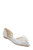 Silver Haddie Embellished D'Orsay Flat Front
