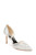 Soft White Haze Pointed Toe D'Orsay Front