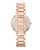 Rose Gold-Tone Bracelet Watch With Flower Accents Back