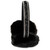 Black Faux Fur Earmuff Side