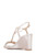 Champagne Oakes Crystal Adorned Wedge Sandals - Back Angle