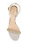 Light Gold Odonna Crystal Detail Block Heel Top