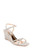 Platinum Reagan Open-Toe Wedge Heel - Front angle