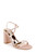 Blush Pink Rebekah Block Heel - Front angle