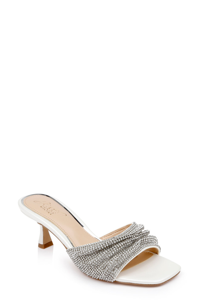 Harlyn Block Heeled Mules with Crystal Vamp by Badgley Mishcka