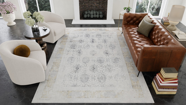 LLL　MIYOSHI RUG “FOOT STEP RUG” ホワイト MR-011 