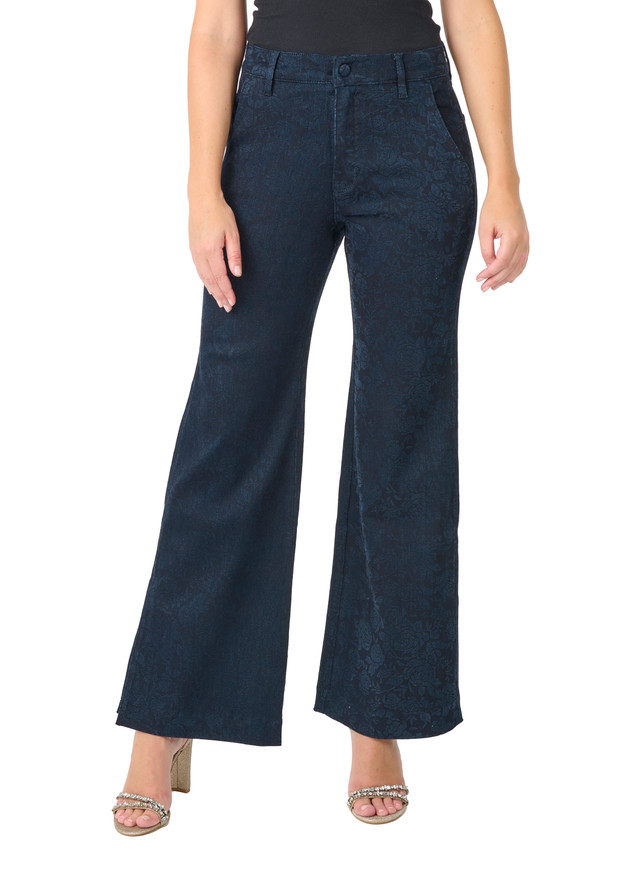 エムミーエメ　Ribbon bleach flare denim blue EP1679-R] New Heartbreaker Flare Jeans – Vibrant miu