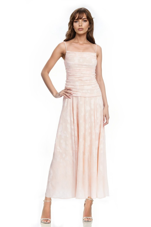 Hadley Strapless Drop Waist Gown