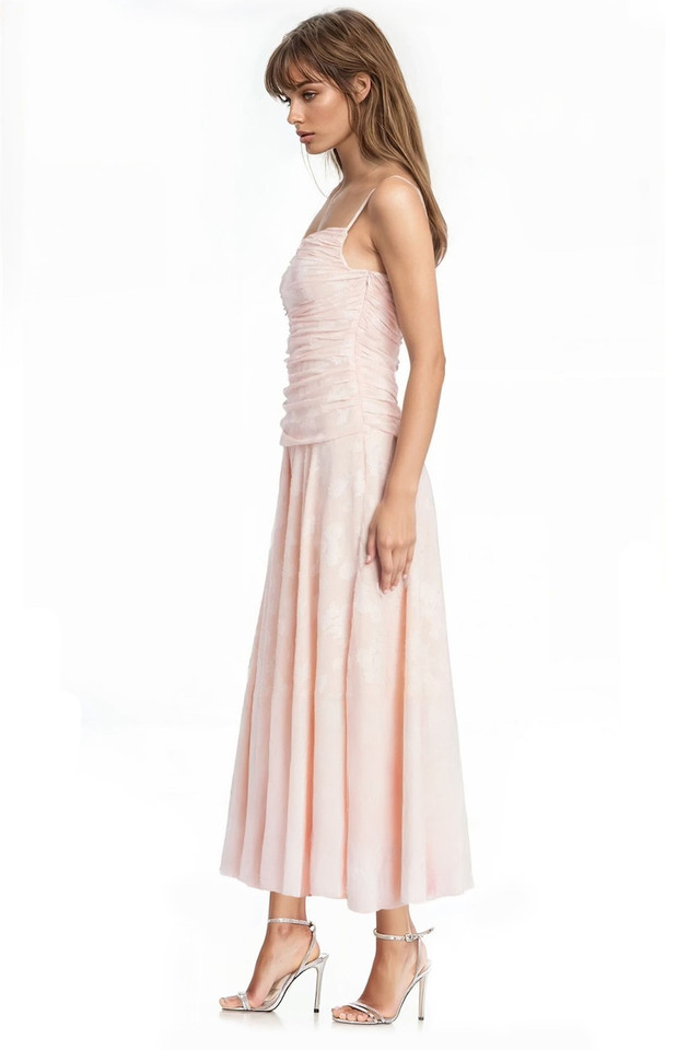 Hadley Strapless Drop Waist Gown