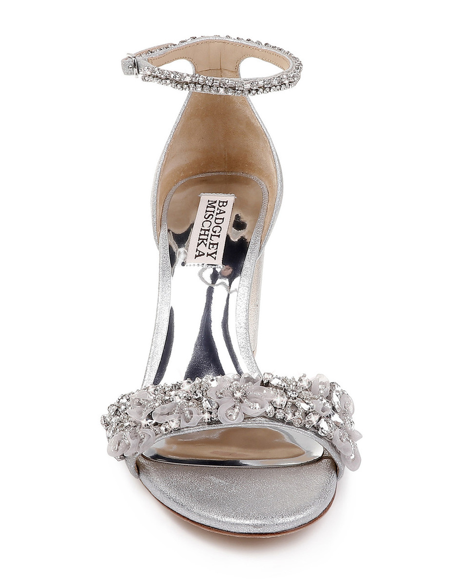 badgley mischka finesse ankle strap evening shoe