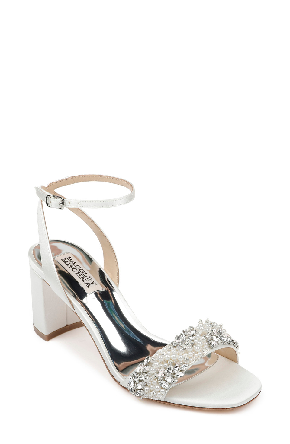 激安ブランド Clara Mischka Badgley by Shoe Evening Strap Embellished 靴
