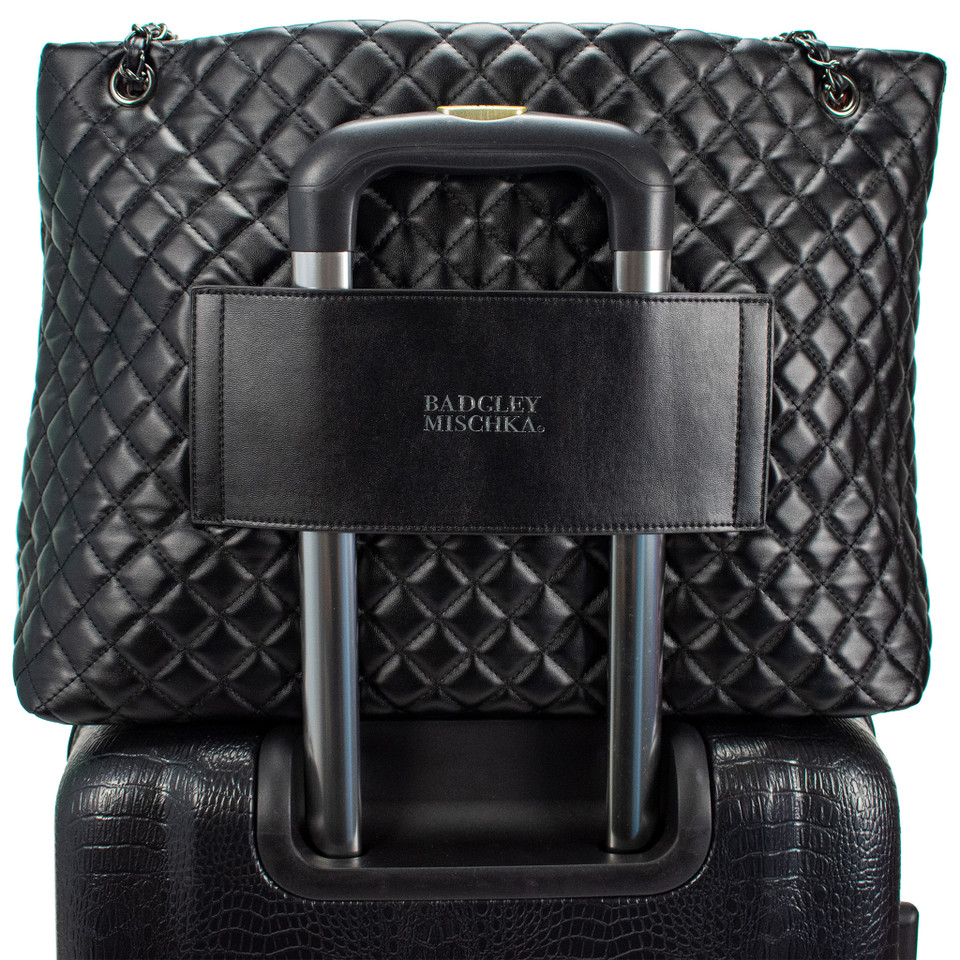 Diana Vegan Leather Tote Weekender Travel Bag