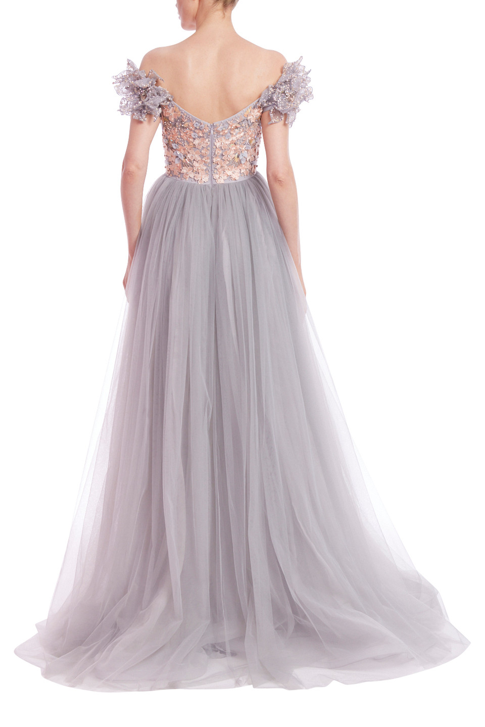 Captivating Off-the-Shoulder Embellished Gown for Unforgettable Evenings