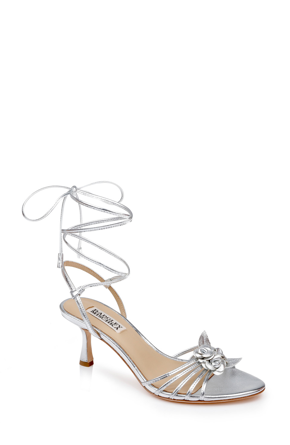 Darlyn Ankle Tie Mid Heel Sandals by Badgley Mishcka