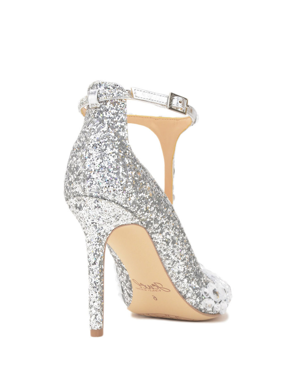 Conroy Metallic Glitter Evening Shoe from Jewel by Badgley Mischka