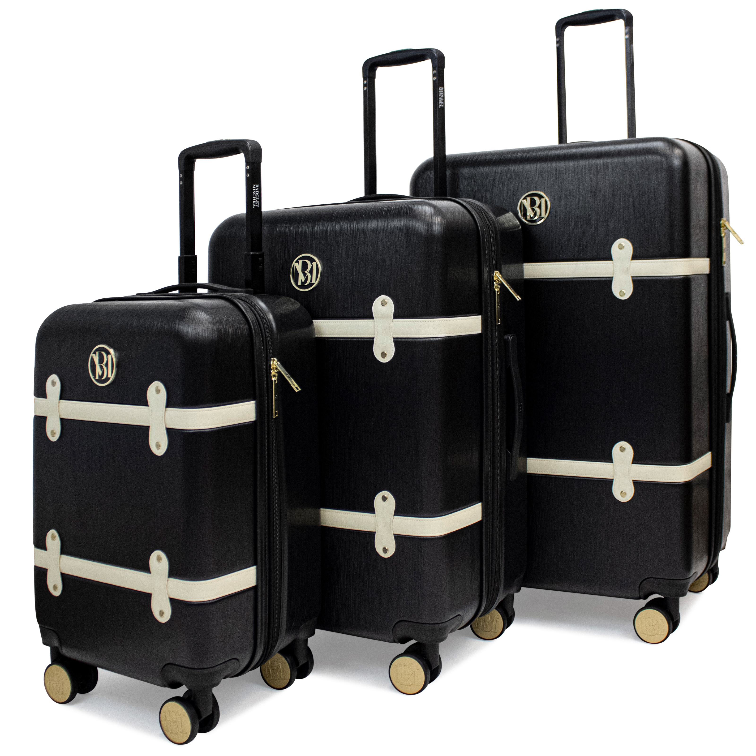 Brand Women Spinner ABS Luggage Retro Trolley Bag Travel Suitcase With  Handbag Designer Luggage Set