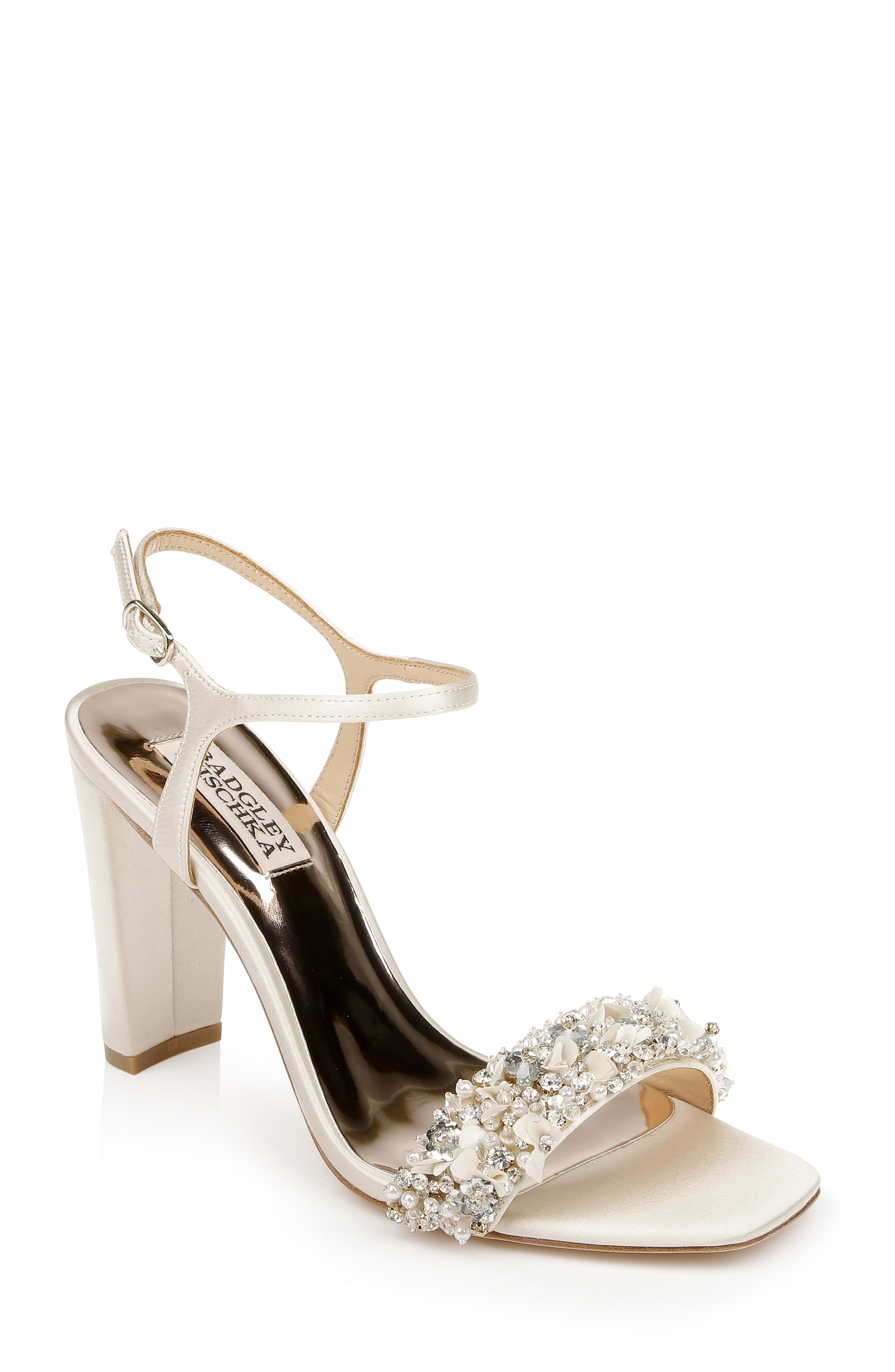 Badgley mischka sonya discount block heel sandal