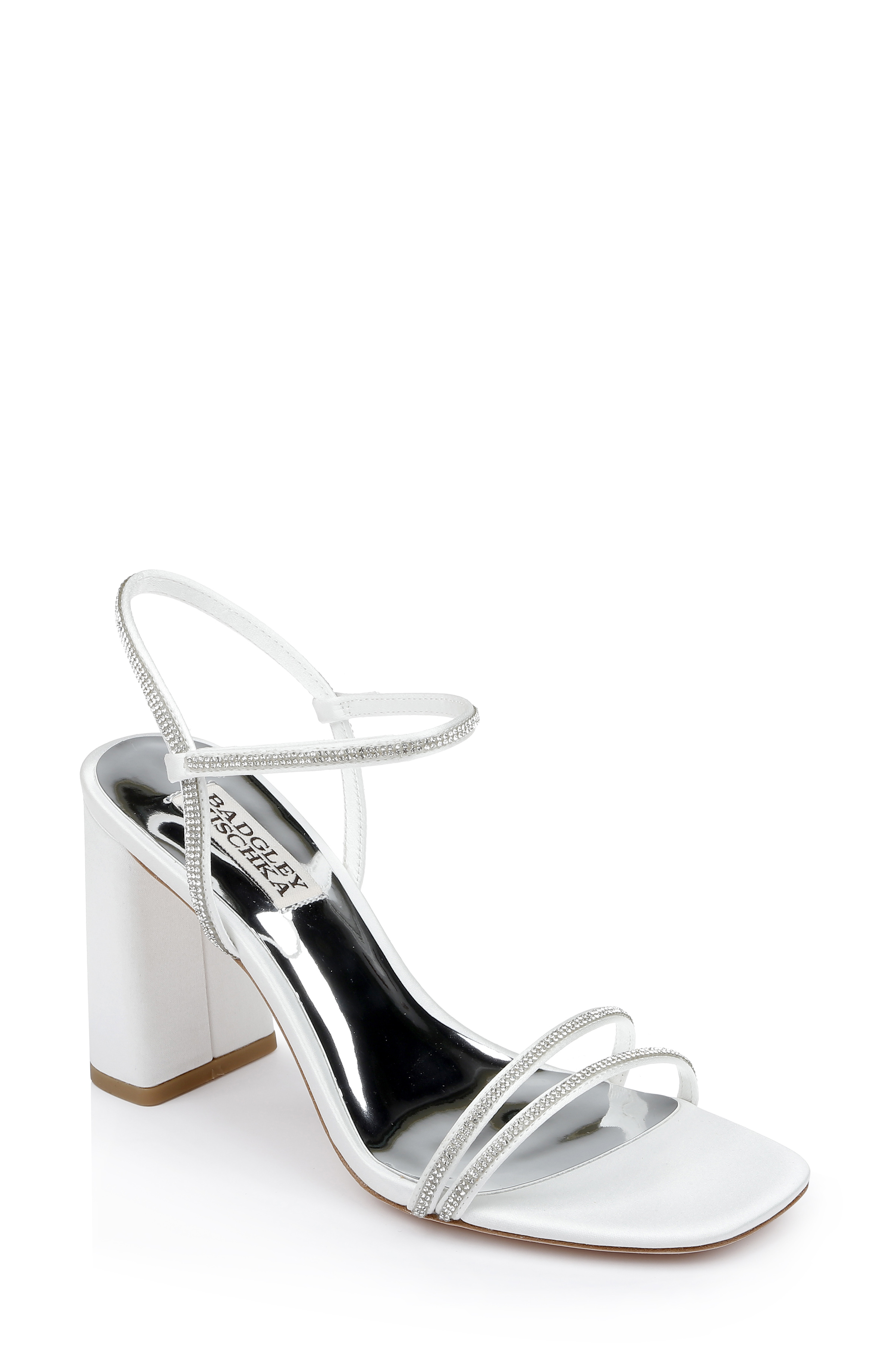 Lily Dressy Heel - Silver/Clear