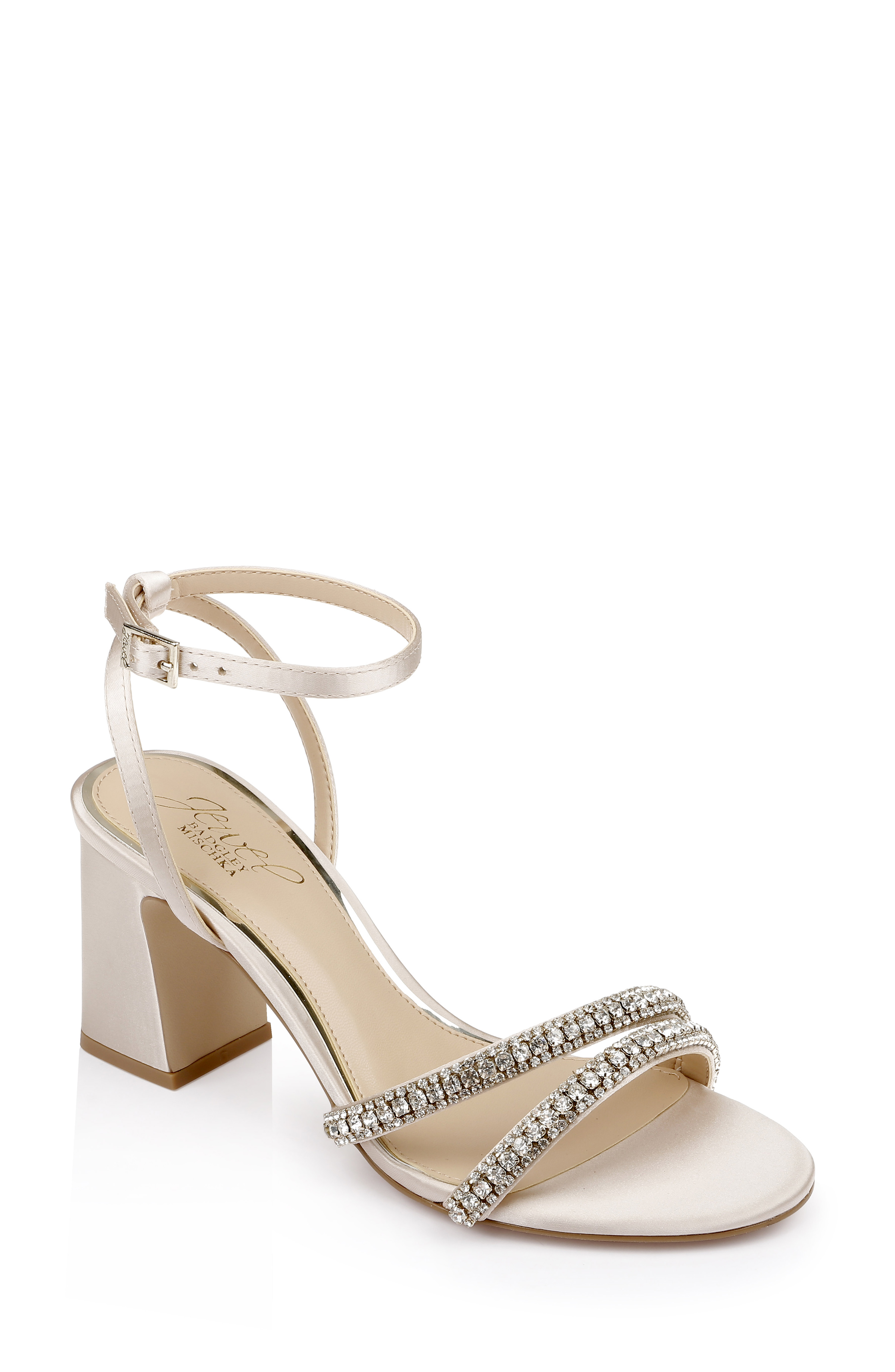 Silver Embellished Clear Block Heel Sandals - Quiz Clothing