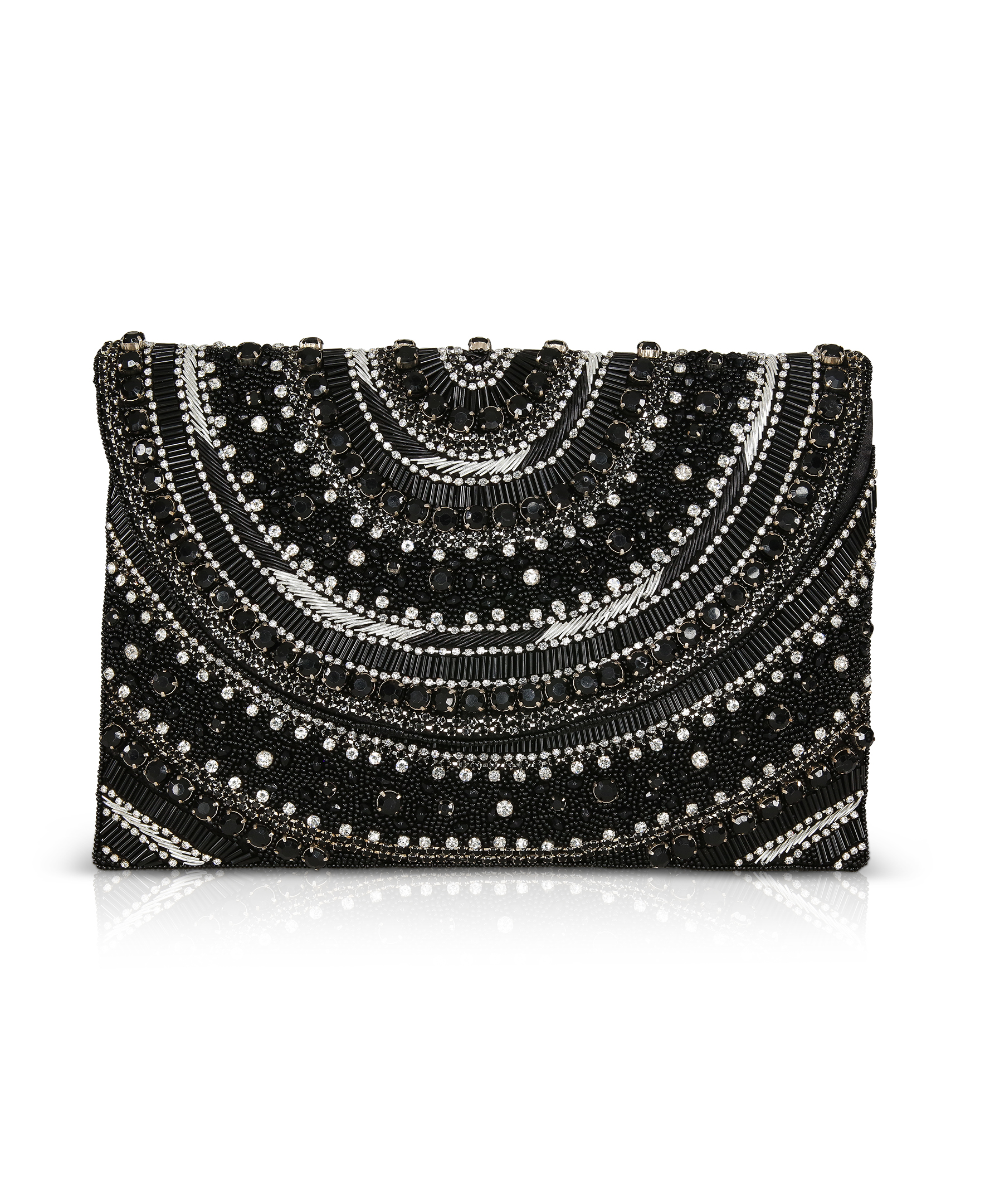 Mia Cotton Purse with Sequins and Chain Handle