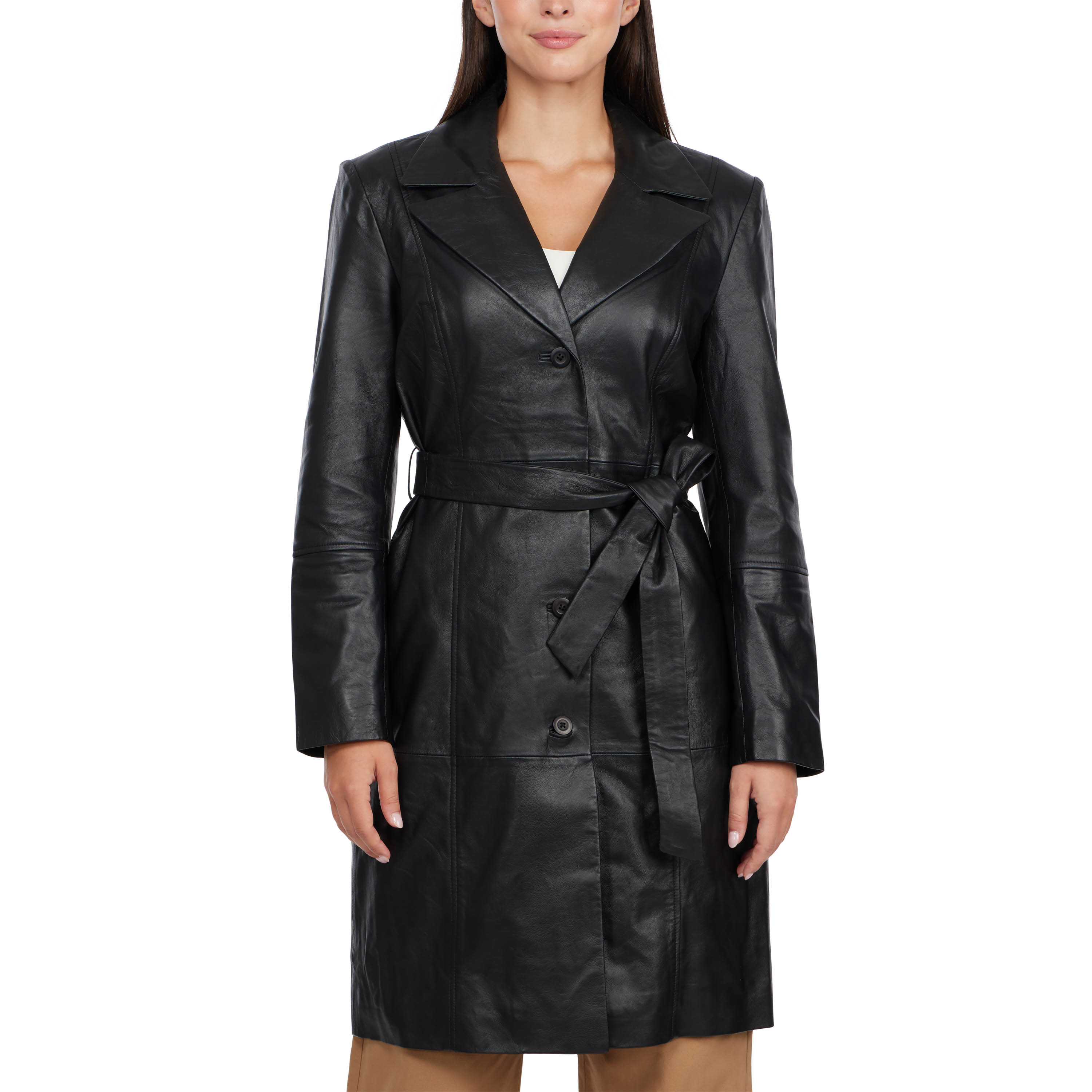 Nappa Leather Trench Coat - Ready to Wear