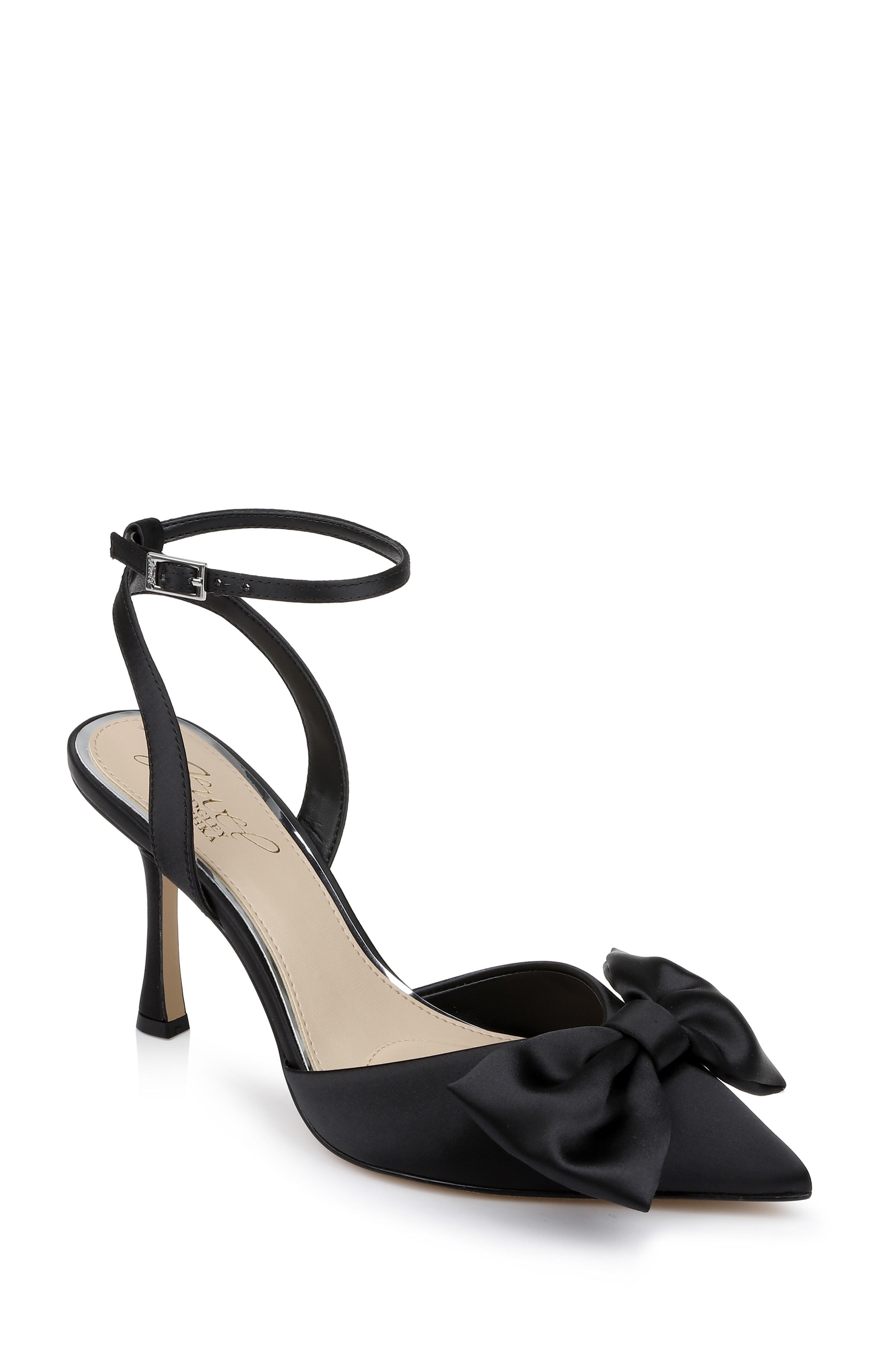 Yanna Satin Stiletto with Bow by Badgley Mishcka 