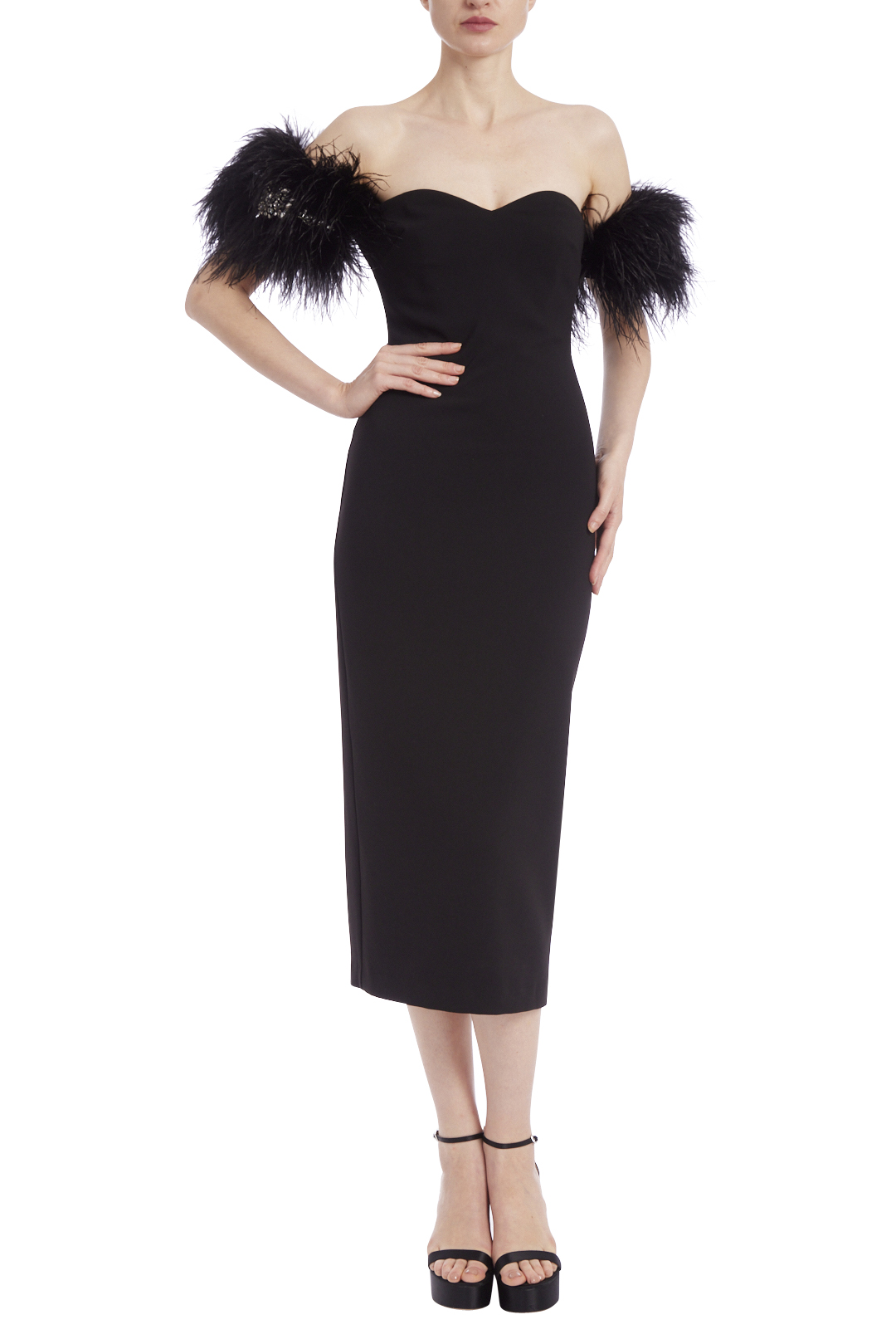 2020 Ostrich Feather Studio Engagement Dress With Long Sleeves, Tired  Bottom, Short Front And Long Back Vestidos Ashi From Songjia668, $221.1