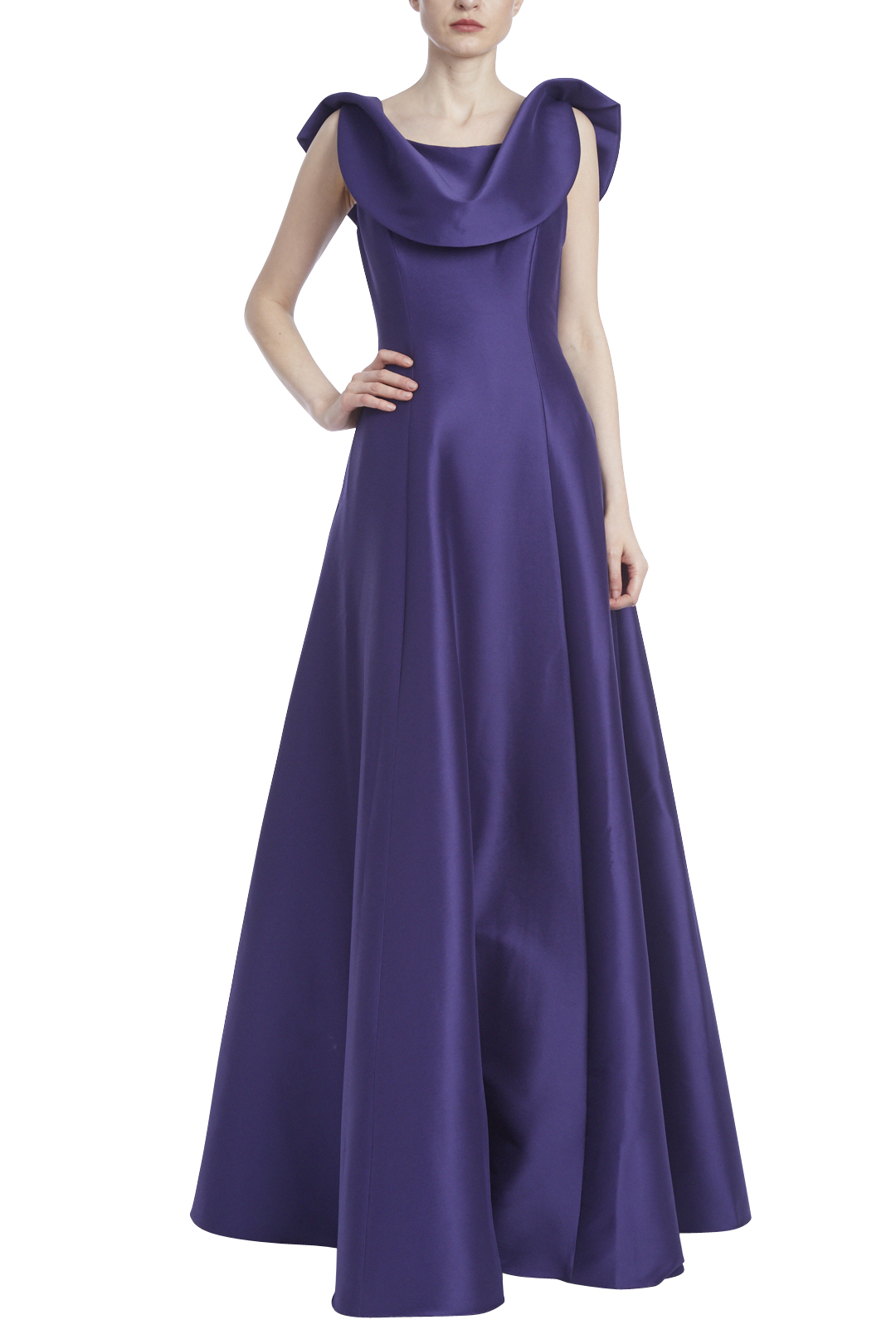 Drama Back Gown with Pockets by Badgley Mischka