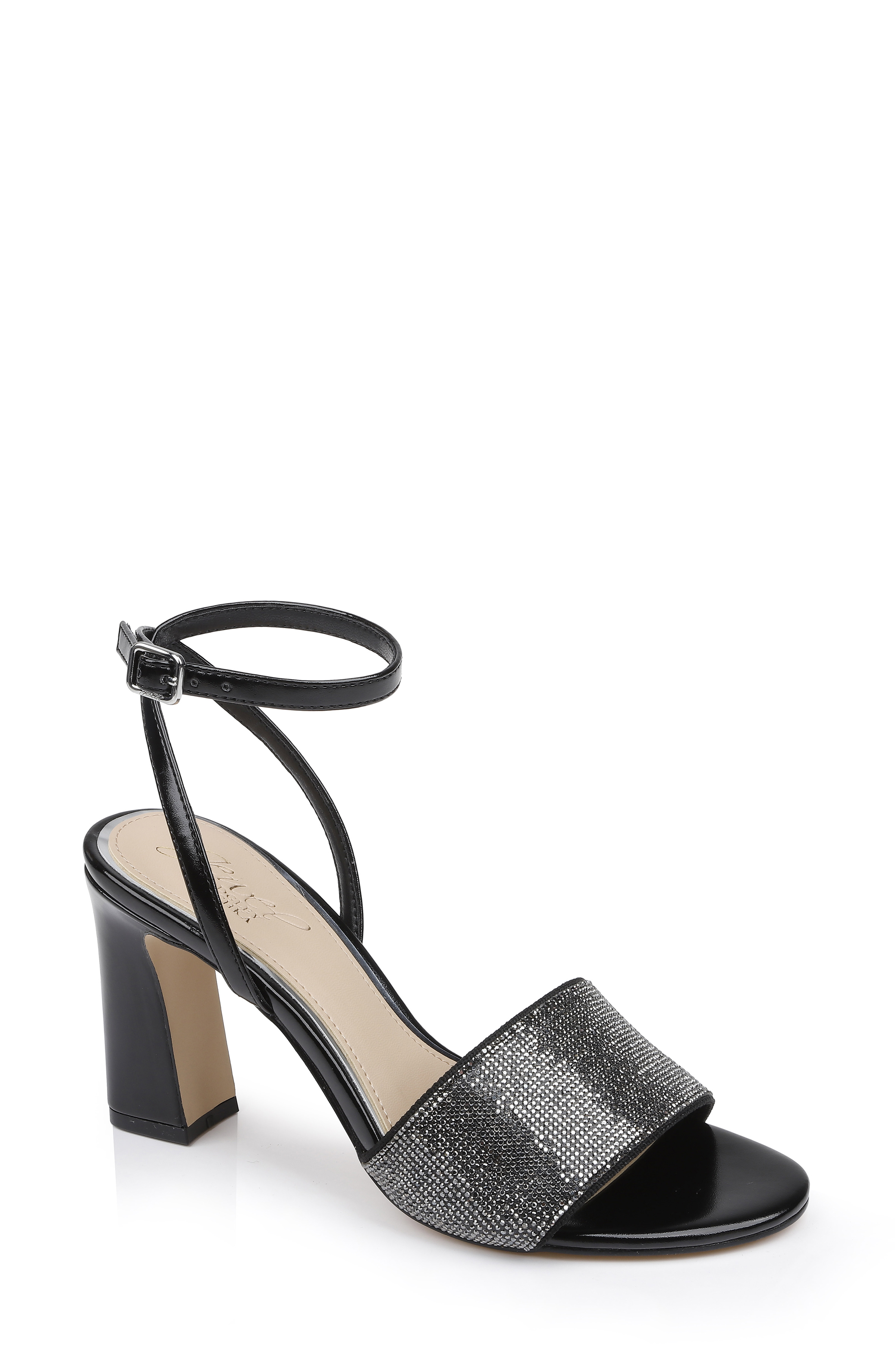 Black High Heeled Sandals With Ankel Strap | SHV-SP-78 | Cilory.com