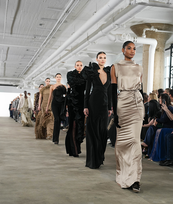 Badgley Mischka's Fall 2024 Runway Collection