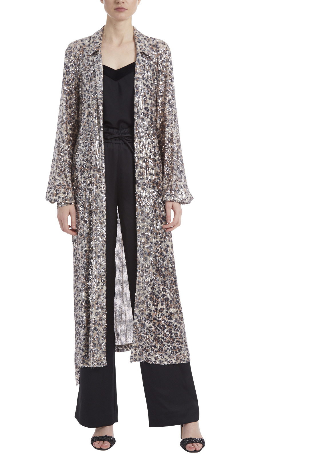 WOMENS LADIES MAXI Midi Long Sleeved Belted Waterfall Duster Jacket Dress  Coat £13.90 - PicClick UK