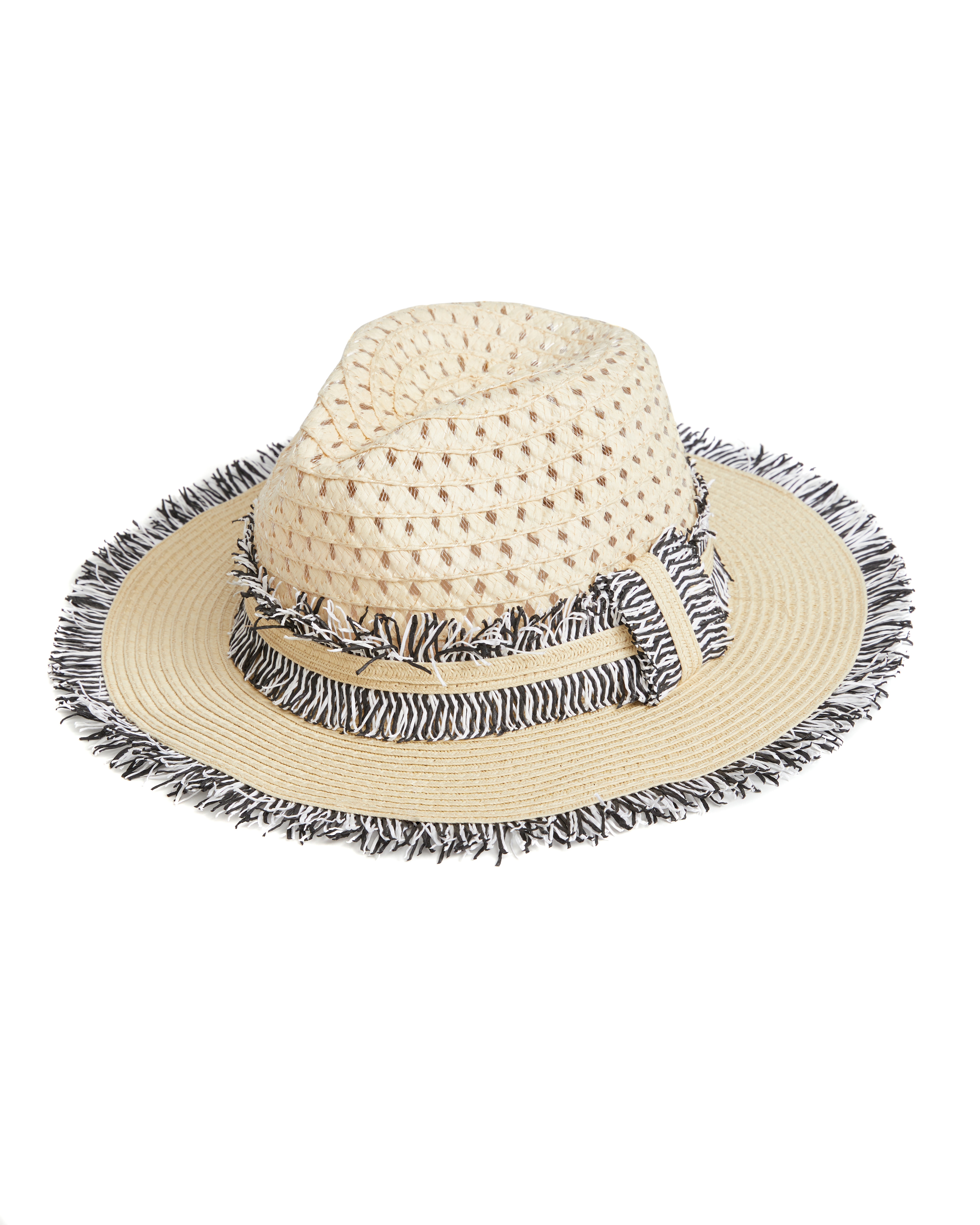 Frangipani Lightweight adjustable drawstring straw hat