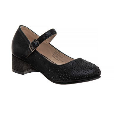 Girls's Buckled Block Heel Dress Shoes by Badgley Mishcka