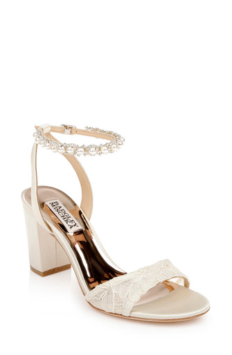 Koko Pearl & Rhinestone Block Heel by Badgley Mishcka