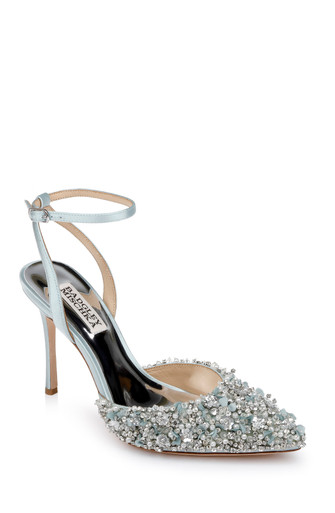 Nicolitie Crystal & Pearl Covered Stiletto by Badgley Mishcka