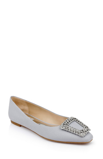 Emerie Crystal Buckle Flat by Badgley Mishcka