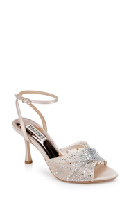 Badgley Mischka Pambabaeng Sandal na may Takong na Journey - Floral Print, Eleganteng Istilo ng Runway