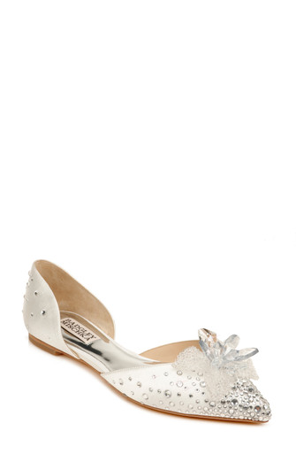 Haddie Embellished D'Orsay Flat By Badgley Mischka