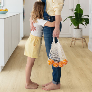 Quick-Step Alpha Bloom – Botanic Beige LVT Flooring (AVMPU40236) - Premium Alpha Bloom collection featuring beige luxury vinyl tile flooring with waterproof technology and easy click-fit installation